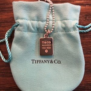 Tiffany Dog Tag Necklace